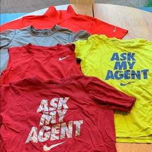 5 boys Nike shirts